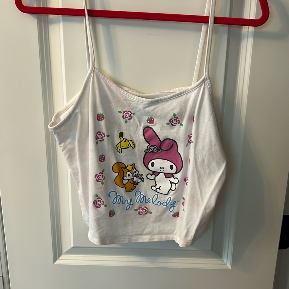 Hot Topic My Melody Graphic Crop Tank
